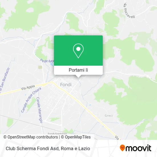 Mappa Club Scherma Fondi Asd
