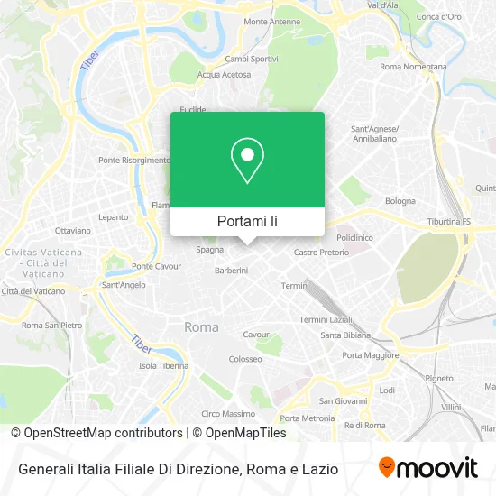 Mappa Generali Italia Filiale Di Direzione