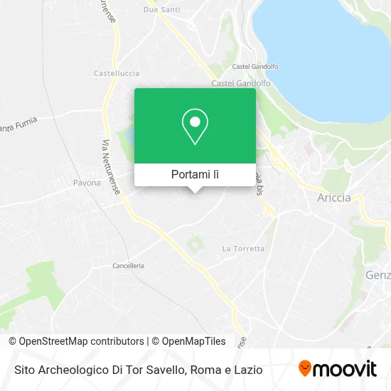 Mappa Sito Archeologico Di Tor Savello