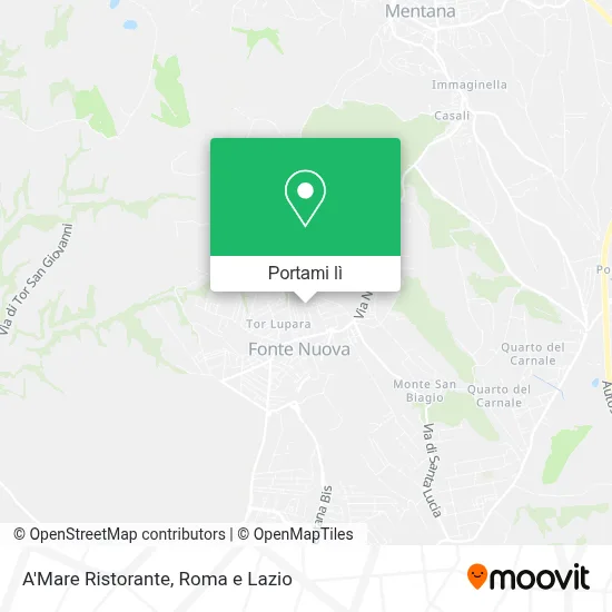 Mappa A'Mare Ristorante
