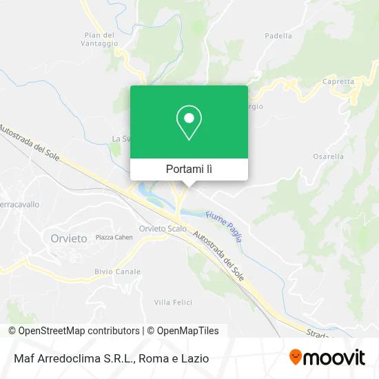 Mappa Maf Arredoclima S.R.L.
