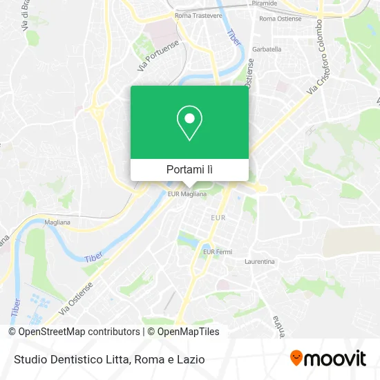 Mappa Studio Dentistico Litta