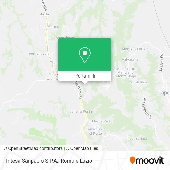 Mappa Intesa Sanpaolo S.P.A.