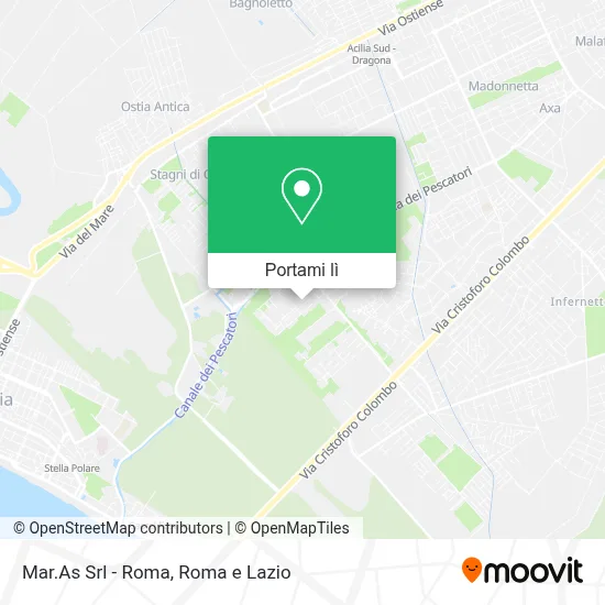 Mappa Mar.As Srl - Roma