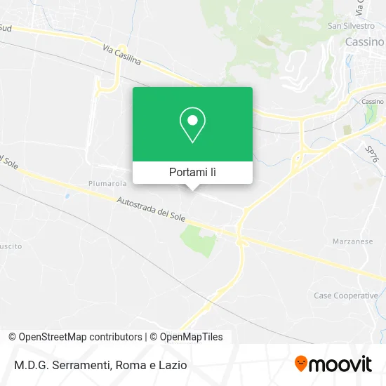 Mappa M.D.G. Serramenti