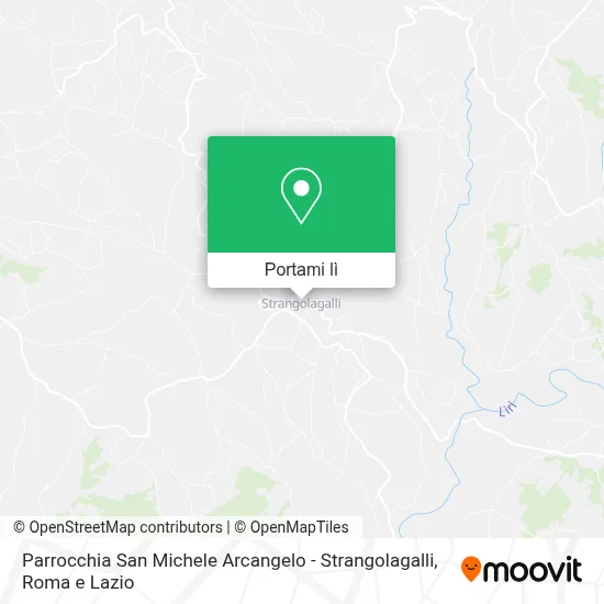 Mappa Parrocchia San Michele Arcangelo - Strangolagalli
