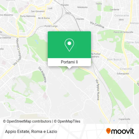 Mappa Appio Estate