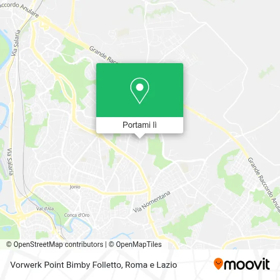 Mappa Vorwerk Point Bimby Folletto
