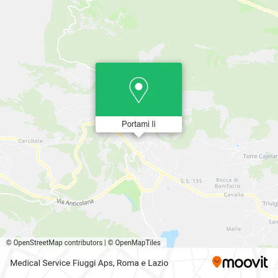 Mappa Medical Service Fiuggi Aps