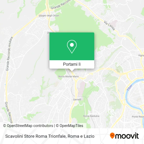 Mappa Scavolini Store Roma Trionfale