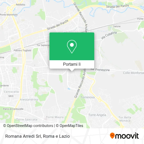 Mappa Romana Arredi Srl