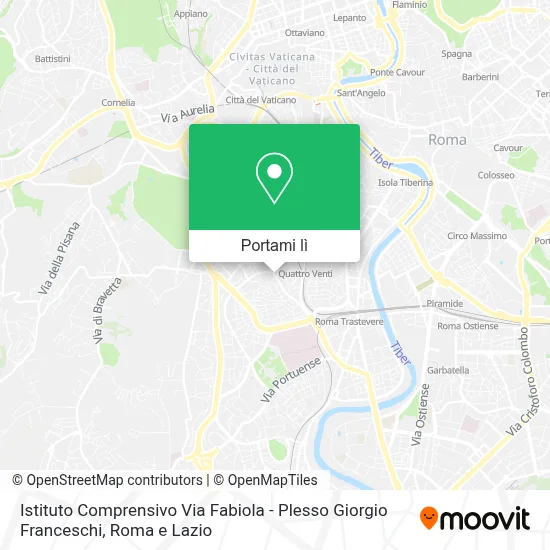 Mappa Istituto Comprensivo Via Fabiola - Plesso Giorgio Franceschi