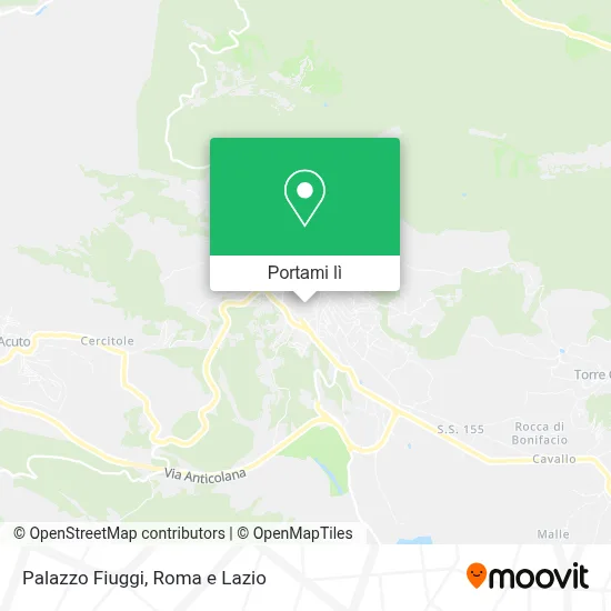 Mappa Palazzo Fiuggi