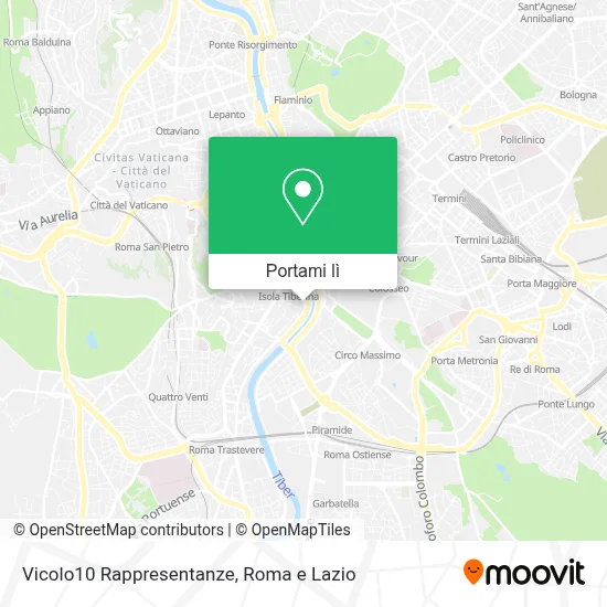 Mappa Vicolo10 Rappresentanze