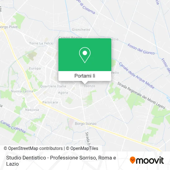 Mappa Studio Dentistico - Professione Sorriso