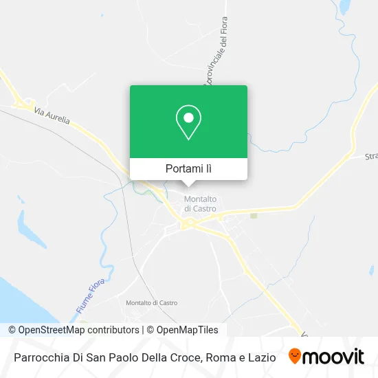 Mappa Parrocchia Di San Paolo Della Croce