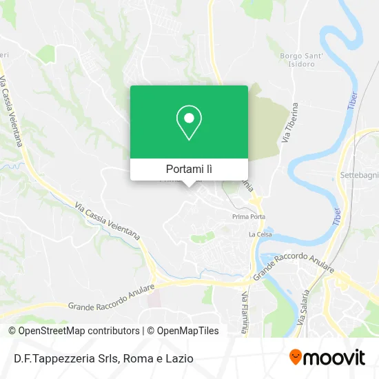 Mappa D.F.Tappezzeria Srls