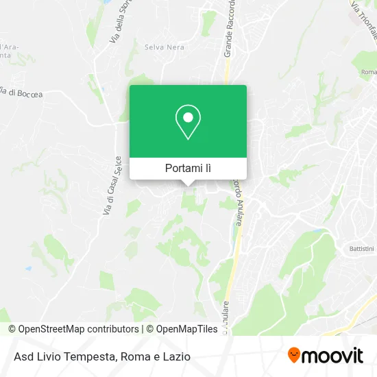 Mappa Asd Livio Tempesta
