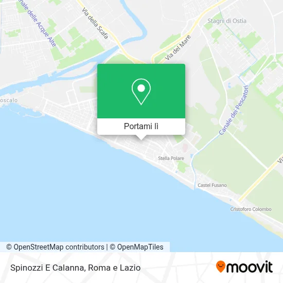 Mappa Spinozzi E Calanna