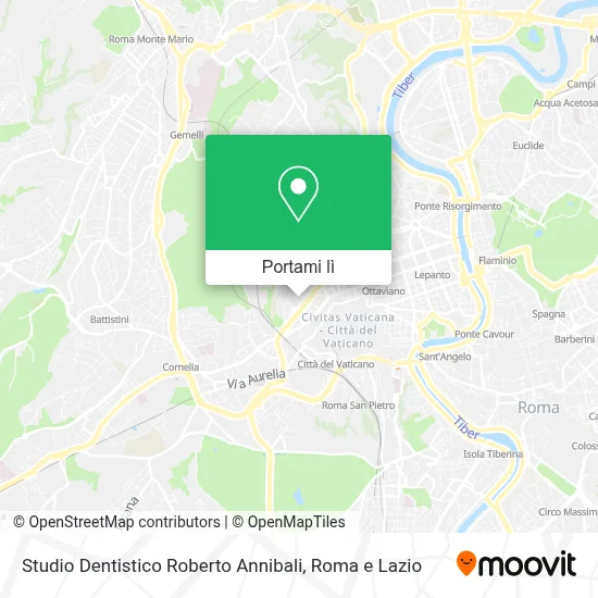 Mappa Studio Dentistico Roberto Annibali