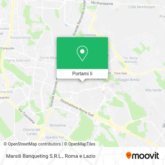Mappa Marsili Banqueting S.R.L.