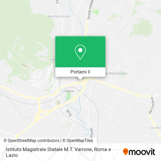 Mappa Istituto Magistrale Statale M.T. Varrone