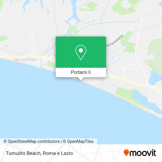 Mappa Tumulito Beach