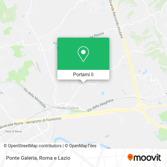 Mappa Ponte Galeria