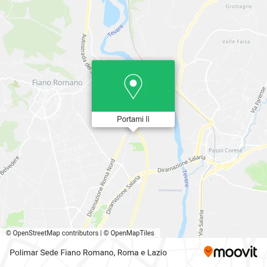 Mappa Polimar Sede Fiano Romano