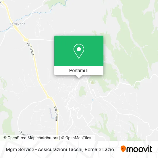 Mappa Mgm Service - Assicurazioni Tacchi