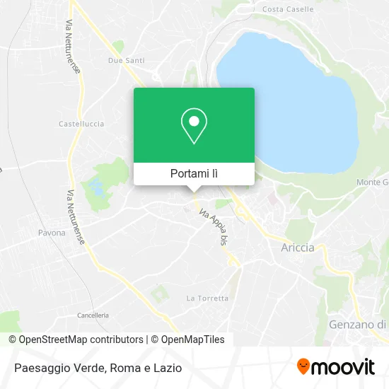 Mappa Paesaggio Verde