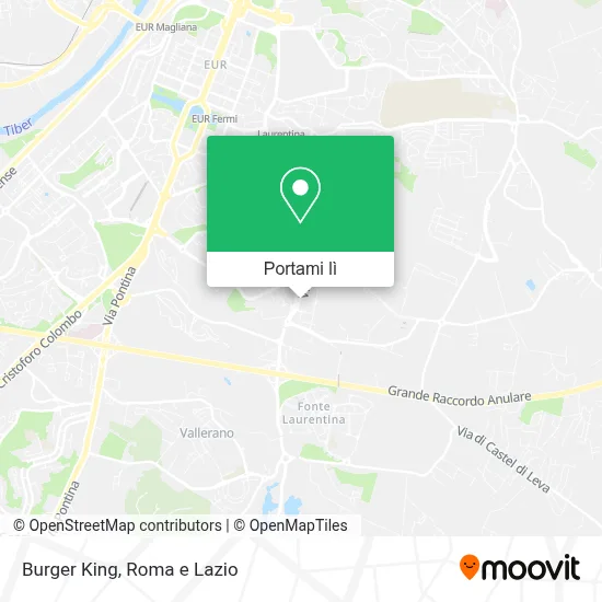 Mappa Burger King