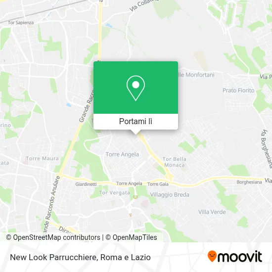 Mappa New Look Parrucchiere