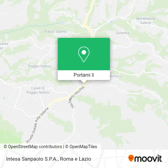Mappa Intesa Sanpaolo S.P.A.