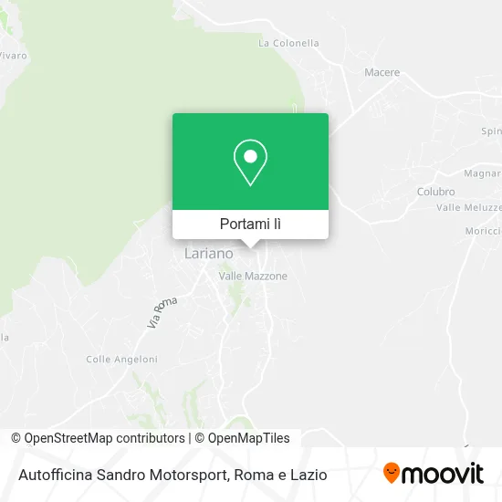 Mappa Autofficina Sandro Motorsport
