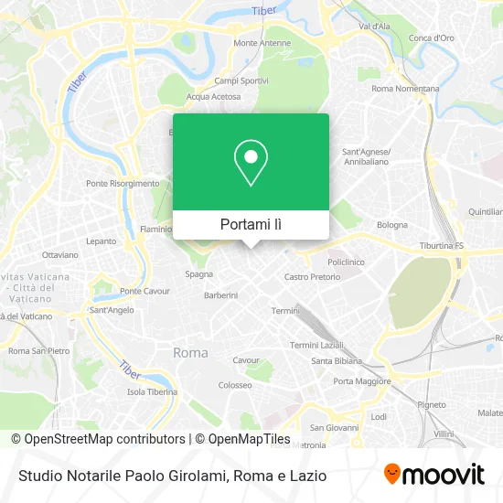 Mappa Studio Notarile Paolo Girolami