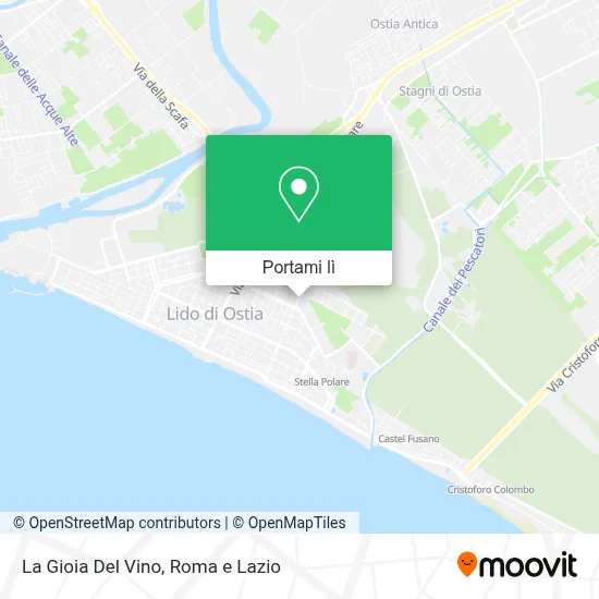Mappa La Gioia Del Vino