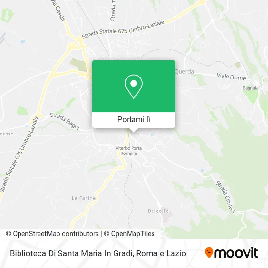 Mappa Biblioteca Di Santa Maria In Gradi