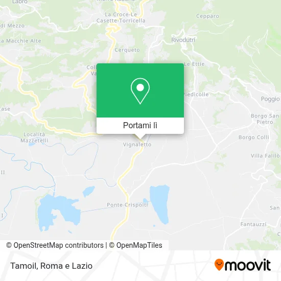 Mappa Tamoil