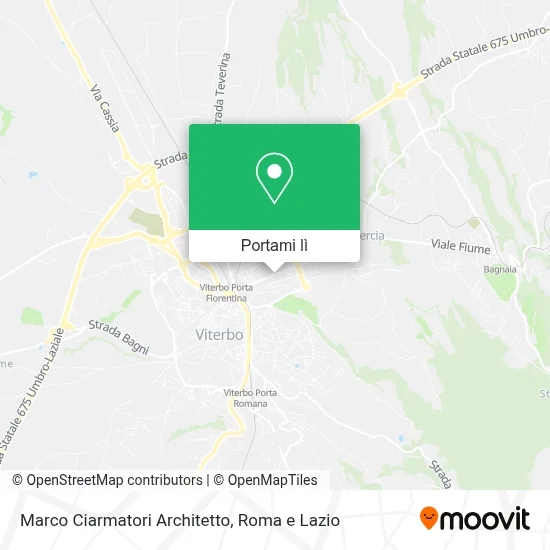 Mappa Marco Ciarmatori Architetto