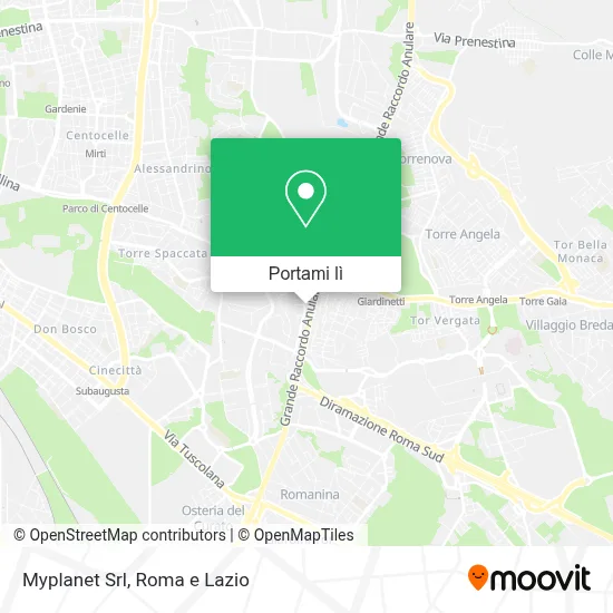 Mappa Myplanet Srl