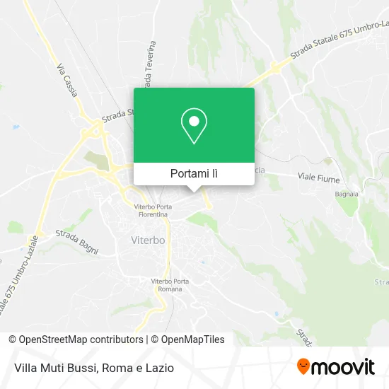 Mappa Villa Muti Bussi