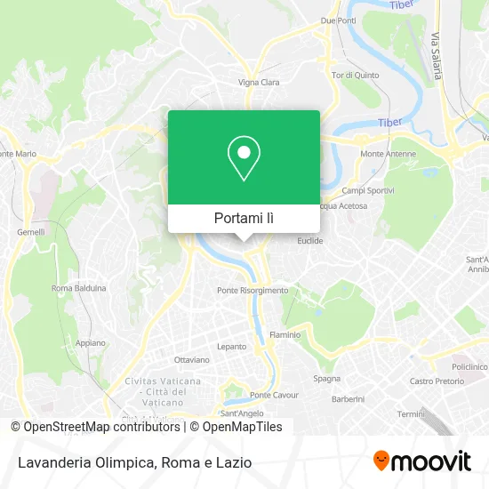 Mappa Lavanderia Olimpica