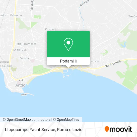 Mappa L'Ippocampo Yacht Service