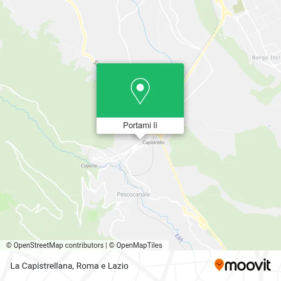 Mappa La Capistrellana