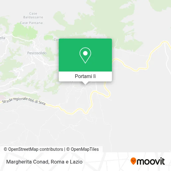 Mappa Margherita Conad