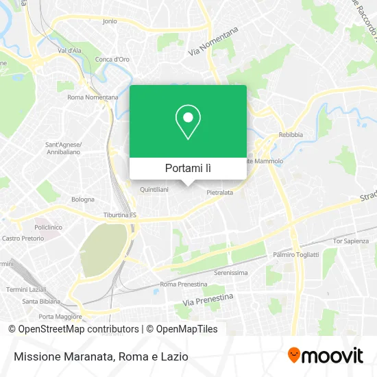 Mappa Missione Maranata