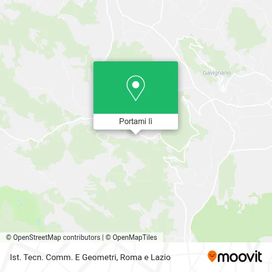 Mappa Ist. Tecn. Comm. E Geometri