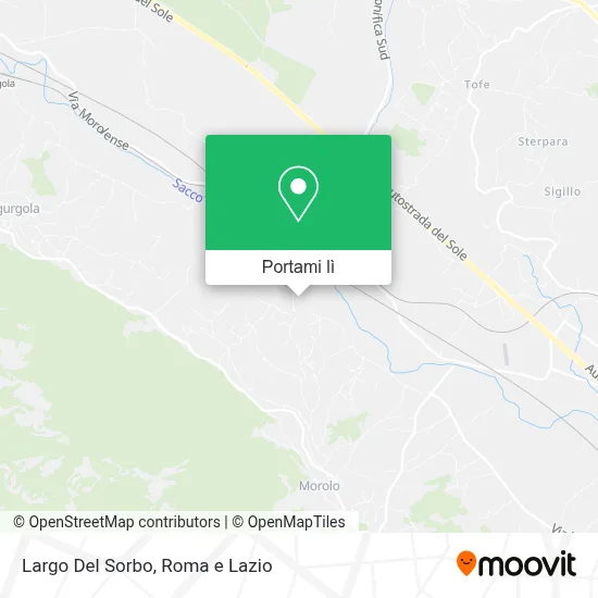 Mappa Largo Del Sorbo