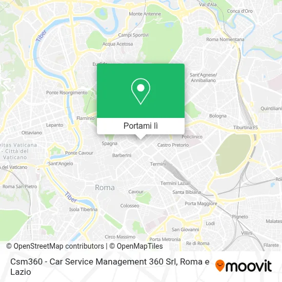 Mappa Csm360 - Car Service Management 360 Srl